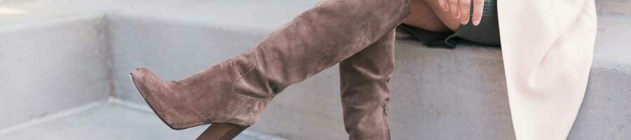 Vegane Boots aus hochwertigem Kunstleder, Baumwolle und Alcantara